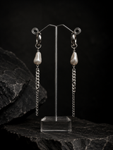 Swarovski pearl earings
