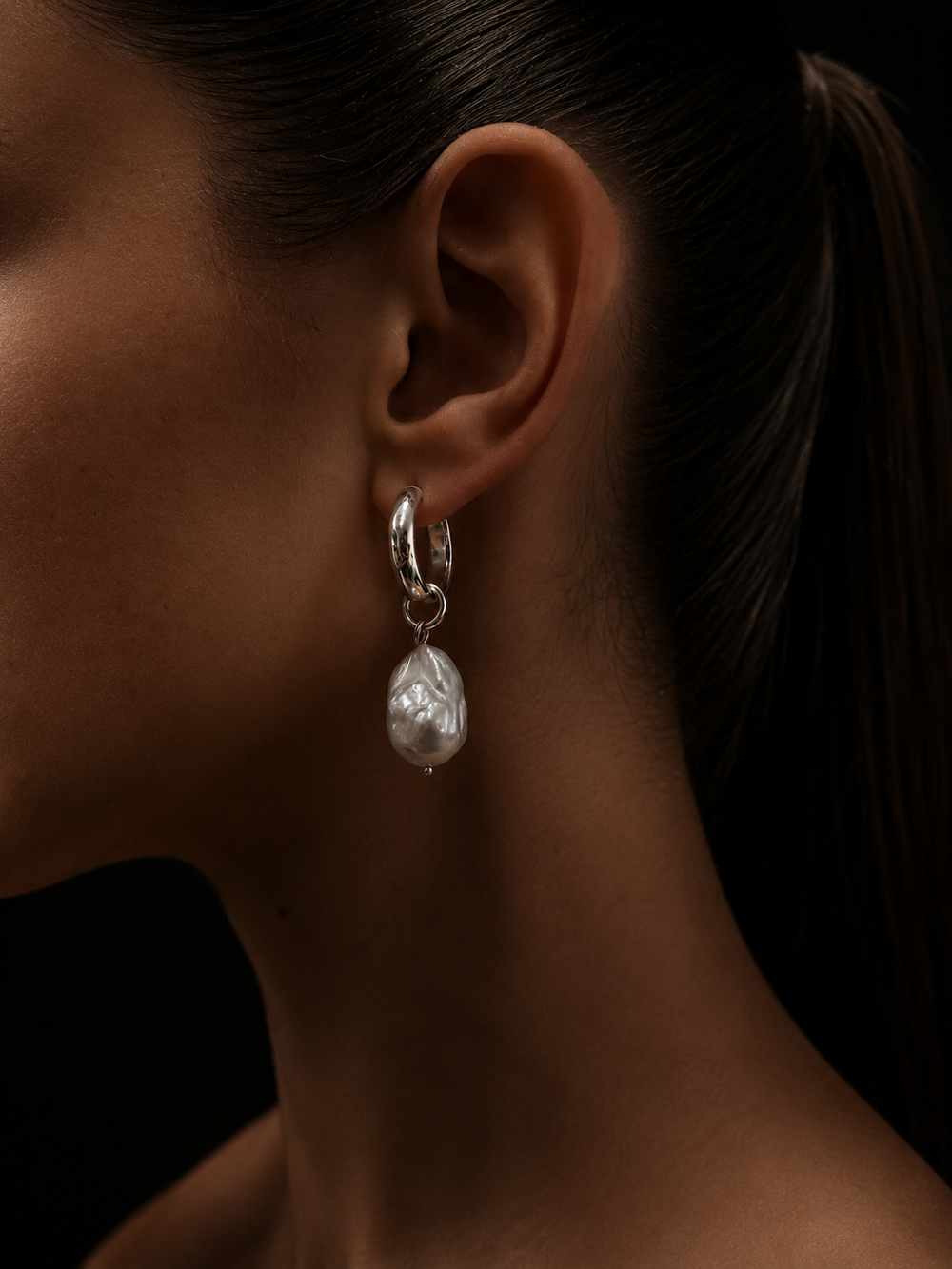 Pearly earings