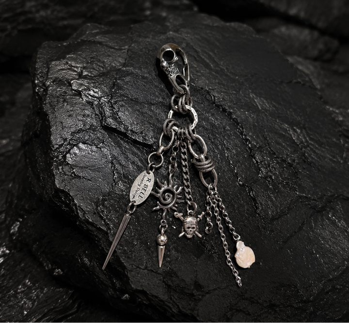 Mini gothic key chain