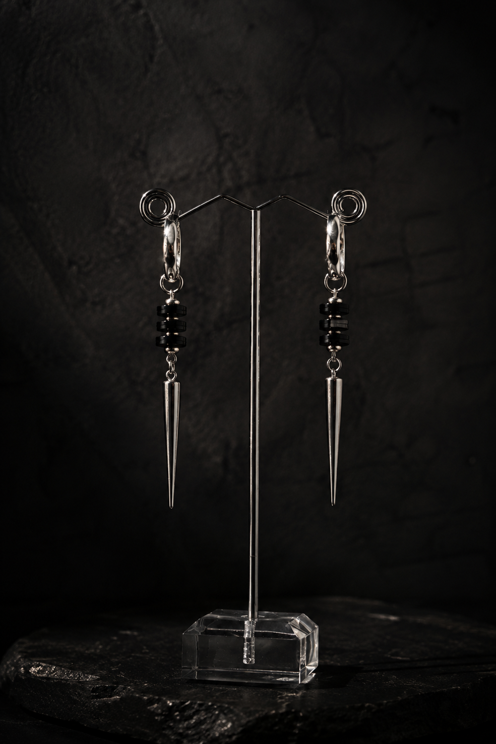 Black widow earings