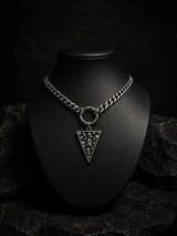 Skull pyramid necklace