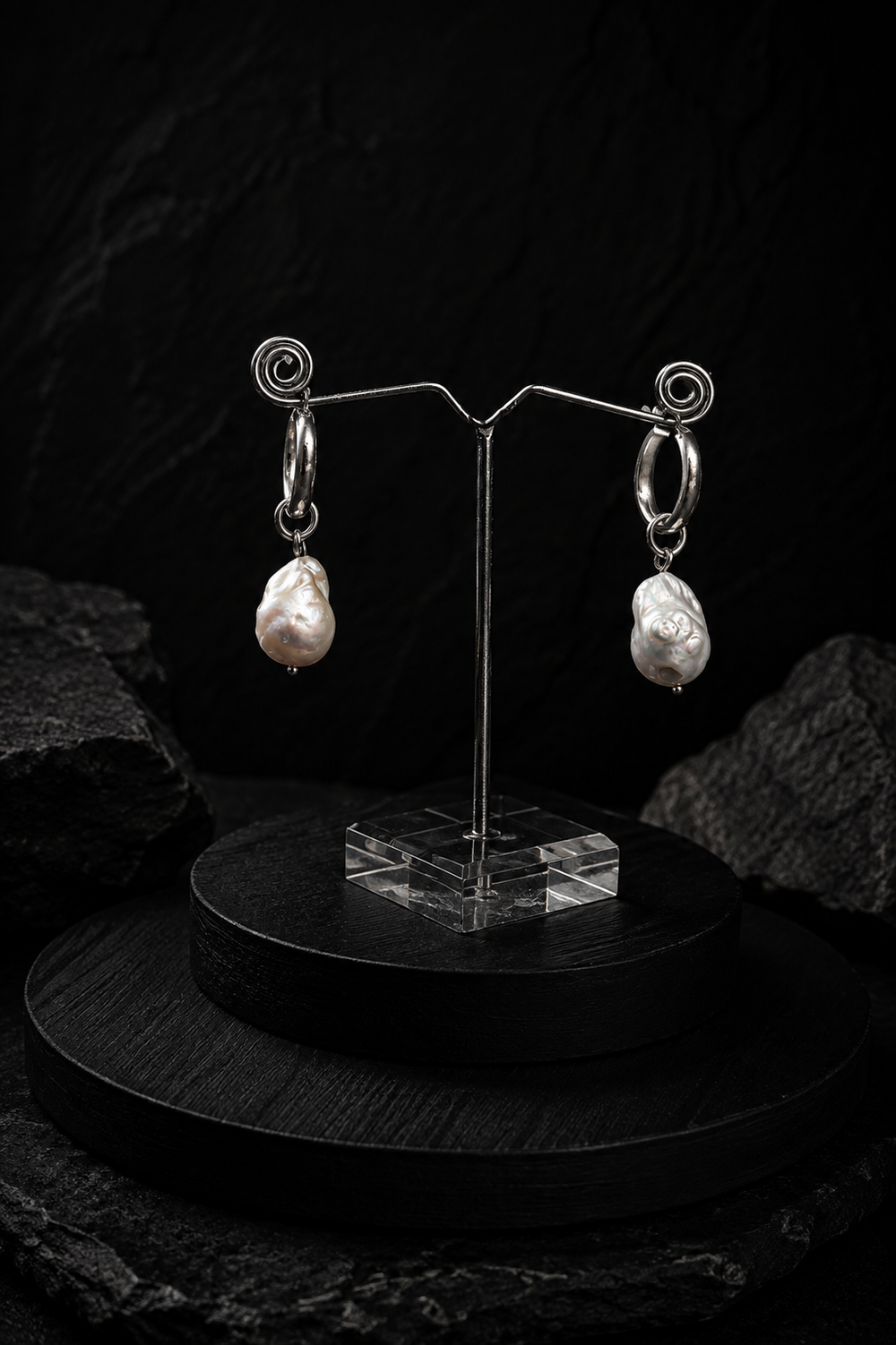 Pearly earings